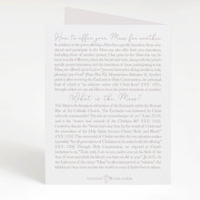 Load image into Gallery viewer, &quot;I Prayed for you at Mass&quot; Card | White