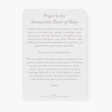 Load image into Gallery viewer, Immaculate Heart of Mary Prayer Card | Bright Pink
