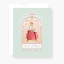 Load image into Gallery viewer, Infant of Prague Novena Card | Mint Green

