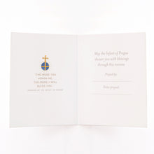 Load image into Gallery viewer, Infant of Prague Novena Card | Mint Green
