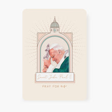 Load image into Gallery viewer, St. John Paul II Prayer Card | Vatican Design