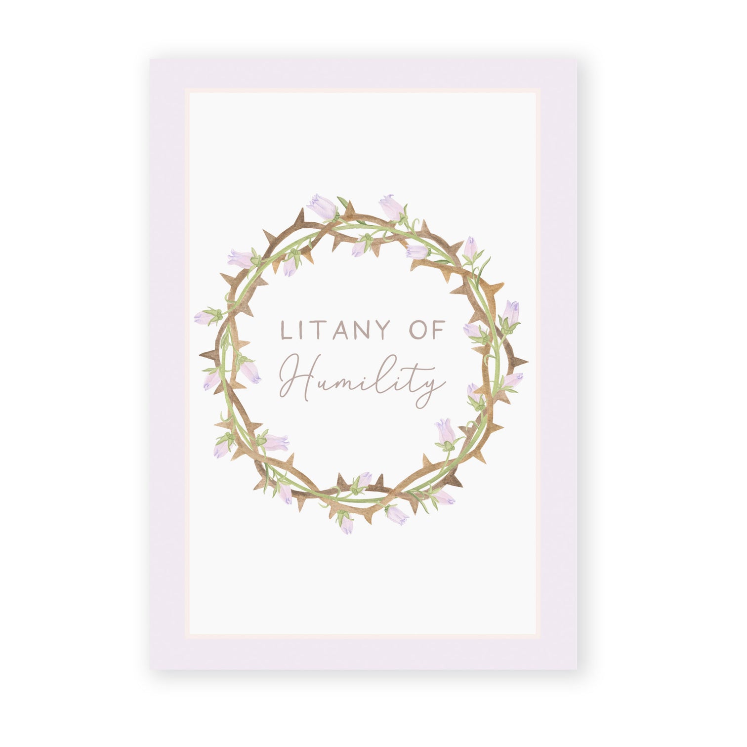 Litany of Humility – Novena Cards