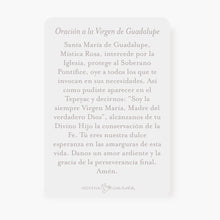 Load image into Gallery viewer, Nuestra Señora de Guadalupe | Tarjeta de Oración | Durazno