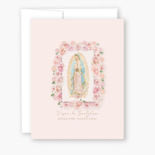 Load image into Gallery viewer, Nuestra Señora de Guadalupe | Tarjeta de Novena | Durazno