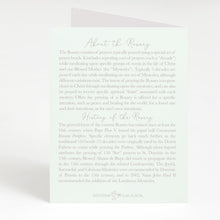 Load image into Gallery viewer, Rosary Card | Birthday Candles | Mint Green | Birthday
