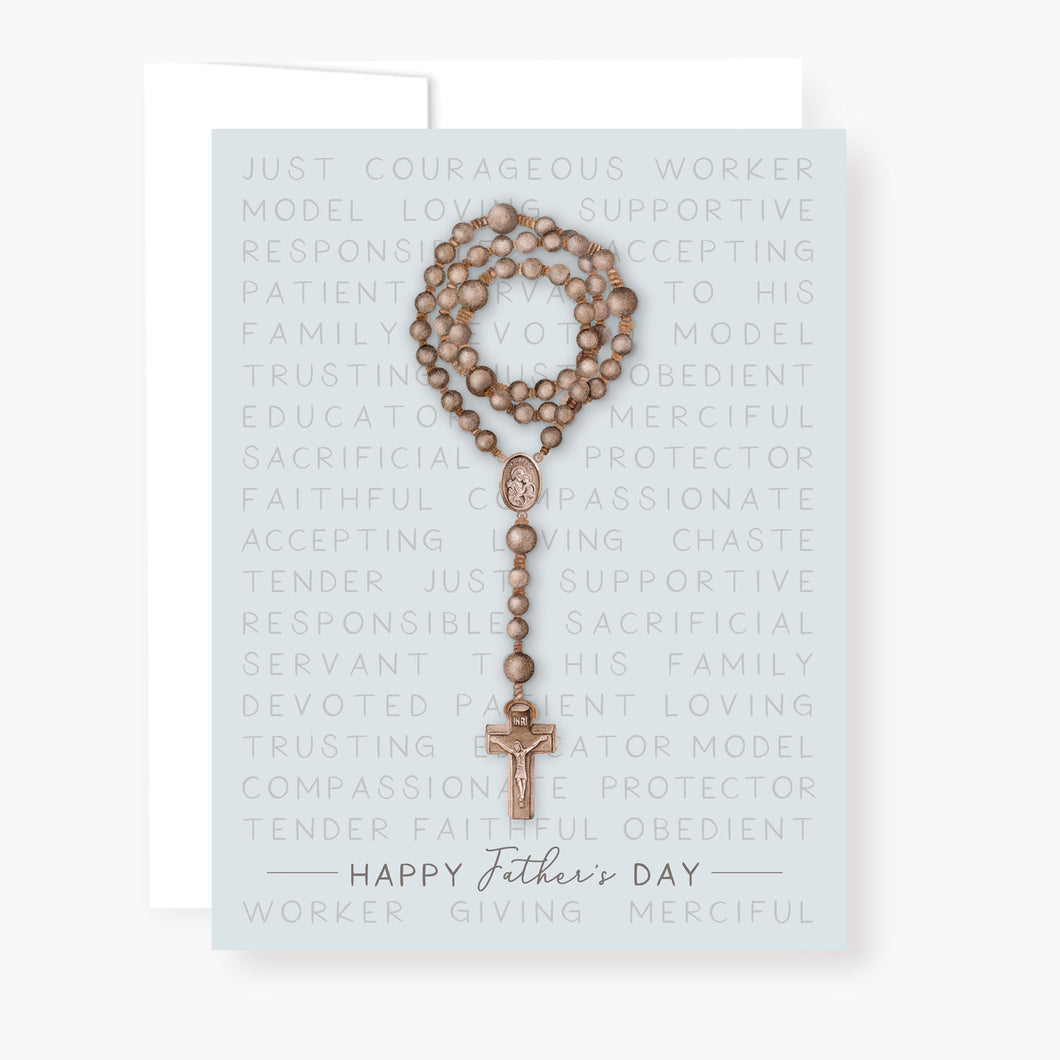 Rosary Card | St Joseph Attributes | Father's Day