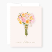 Load image into Gallery viewer, Rosary Card | Mixed Roses Bouquet | Mother&#39;s Day
