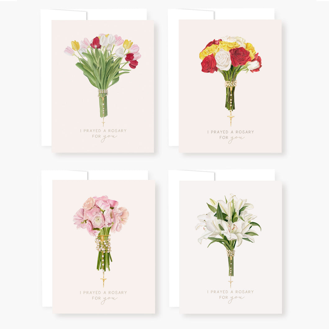 Rosary Card | Mixed Set | Bouquet
