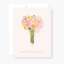 Load image into Gallery viewer, Rosary Card | Mixed Roses Bouquet | Mother&#39;s Day | Personalized
