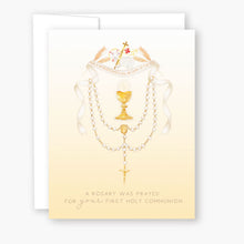Load image into Gallery viewer, Rosary Card | Sacrament | First Holy Communion