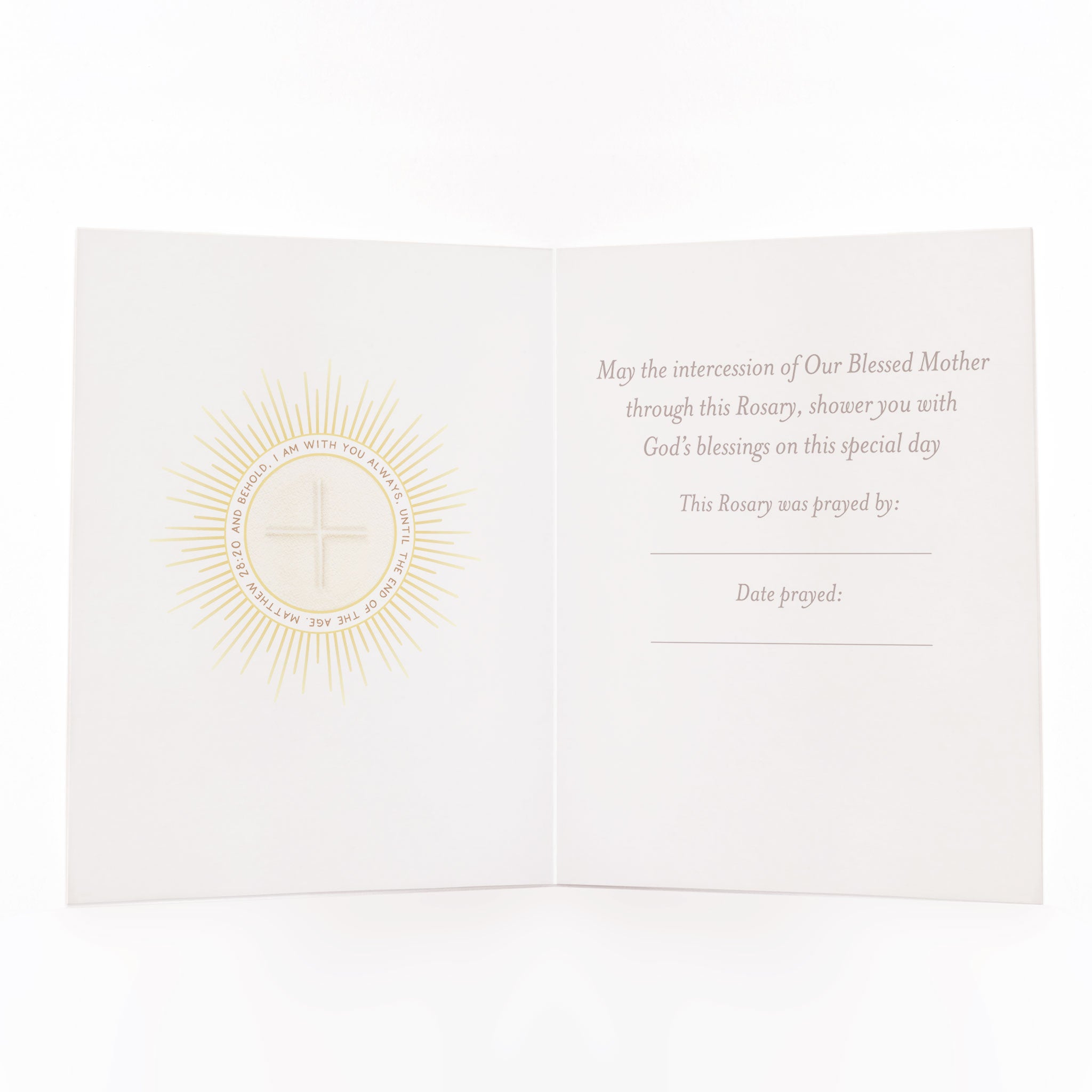 Rosary Card Sacrament First Holy Communion Novena Cards rosary-card-sacrament-first-holy-communion-novena-cards