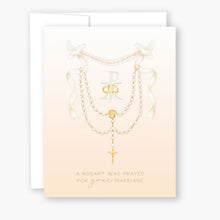 Load image into Gallery viewer, Rosary Card | Sacrament | Marriage
