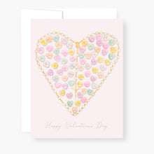 Load image into Gallery viewer, Rosary Card | Conversation Hearts | Valentine&#39;s Day
