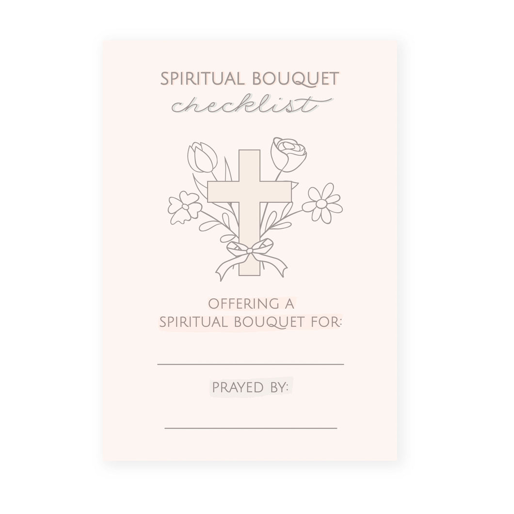 Spiritual Bouquet Checklist