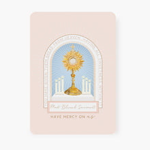 Load image into Gallery viewer, Spiritual Communion Prayer Card | Blessed Sacrament | Beige