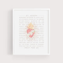 Load image into Gallery viewer, Titles of St Joseph | Art Print | Watermark Design
