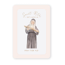 Load image into Gallery viewer, St. Rita Prayer Card | Pray For Us
