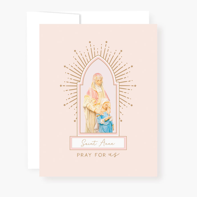 St. Anne Novena Card - front view