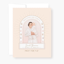 Load image into Gallery viewer, St. Gianna Beretta Molla Novena Card | Beige