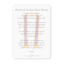 Load image into Gallery viewer, San Juan María Vianney | Tarjeta de Oración | Ruega por Nosotros

