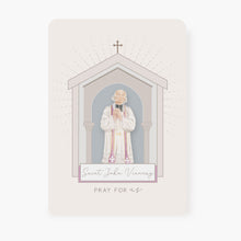 Load image into Gallery viewer, St. John Vianney Prayer Card | Beige | Prayer for Priests