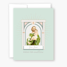 Load image into Gallery viewer, San José | Tarjeta de Novena | Verde
