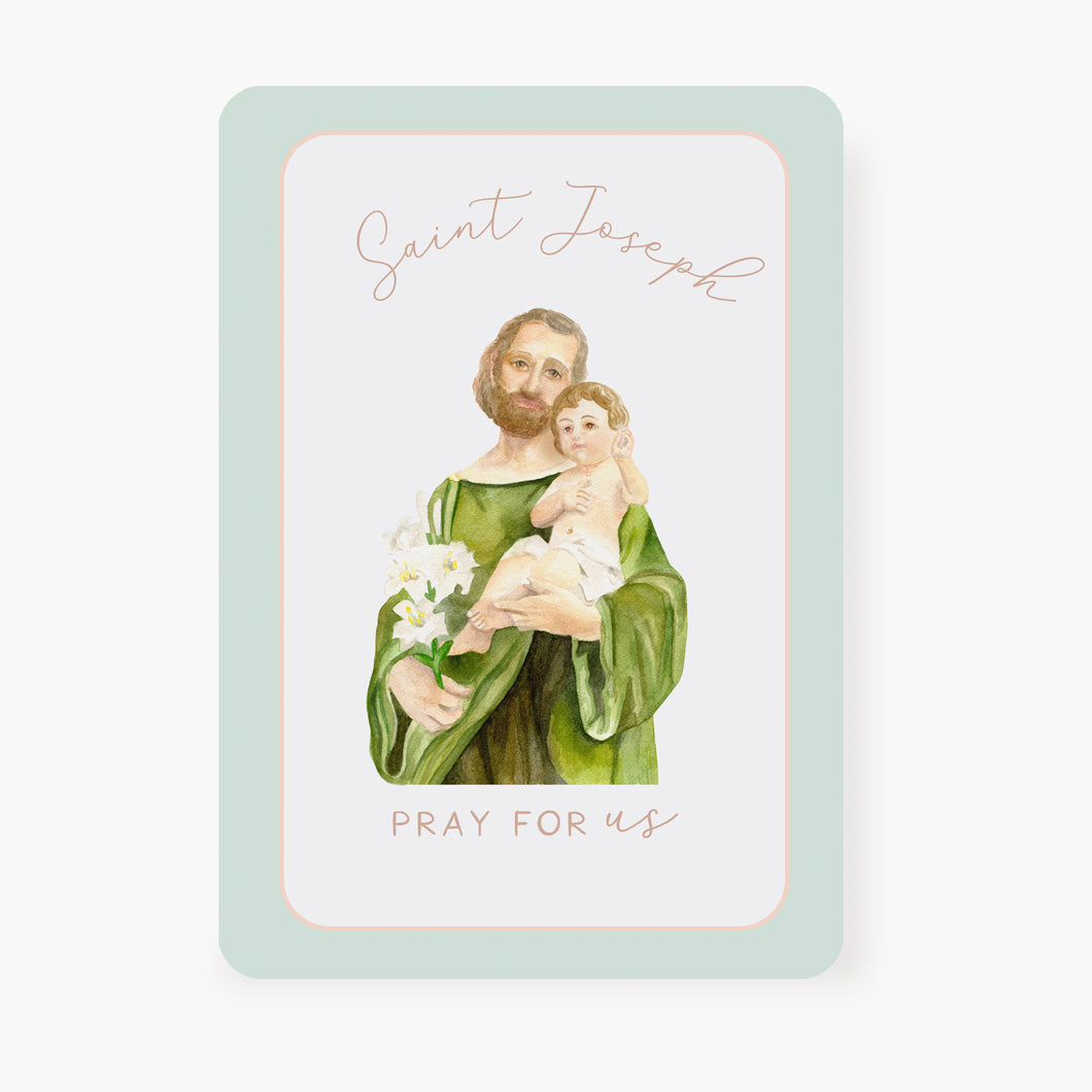 St. Joseph Prayer Card | Pray For Us