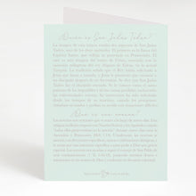 Load image into Gallery viewer, San Judas Tadeo | Tarjeta de Novena | Verde
