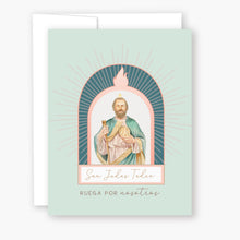 Load image into Gallery viewer, San Judas Tadeo | Tarjeta de Novena | Verde
