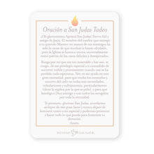 Load image into Gallery viewer, San Judas Tadeo | Tarjeta de Oración | Durazno