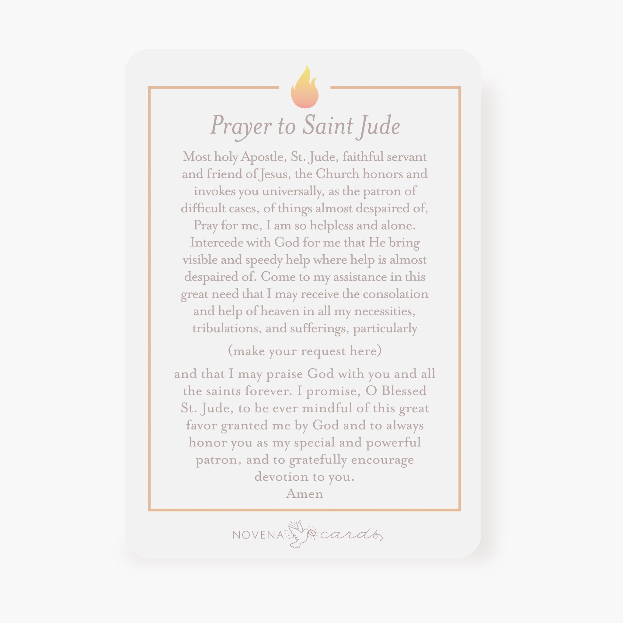 St. Jude Prayer Card Novena Cards