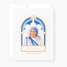Load image into Gallery viewer, St. Teresa of Calcutta Novena Card | White