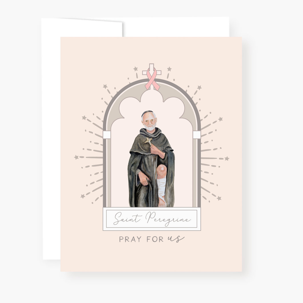 St. Peregrine Novena Card - front view