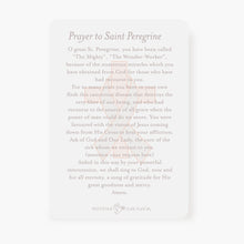Load image into Gallery viewer, St. Peregrine Prayer Card | Blue Green