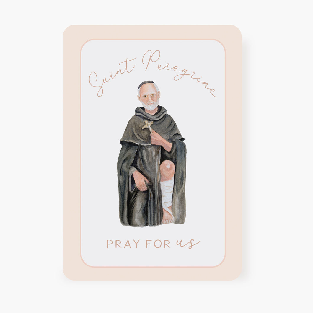 St. Peregrine Prayer Card | Pray For Us