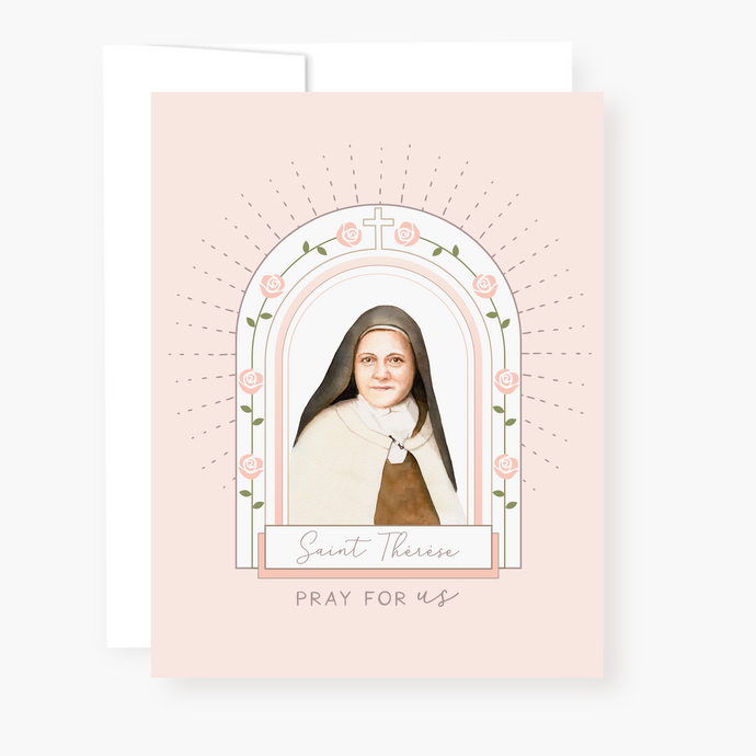 St. Therese Novena Card - front view
