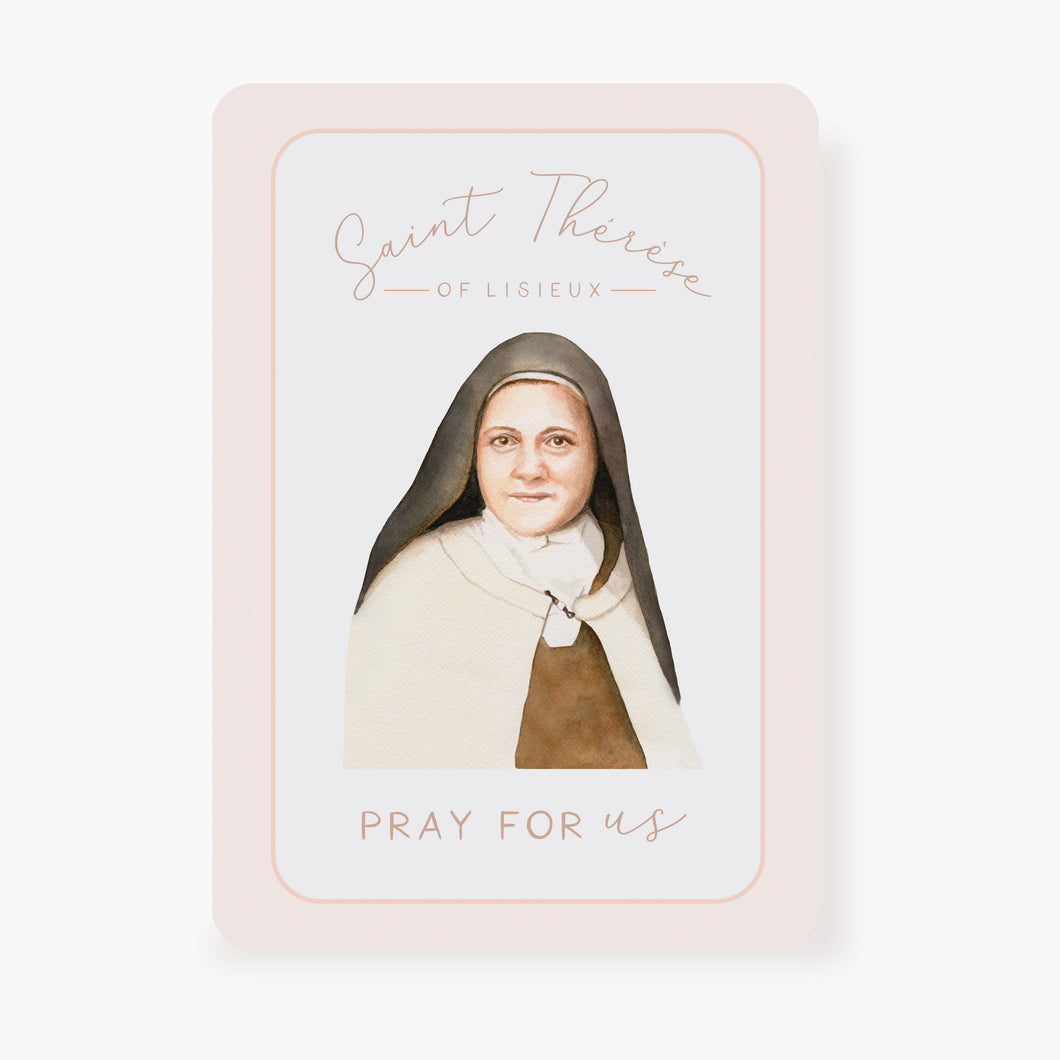 St. Therese Prayer Card | Pray For Us