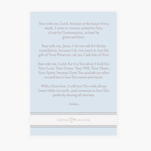 Load image into Gallery viewer, Stay With Me Lord Prayer Card | Light Blue