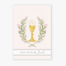 Load image into Gallery viewer, Stay With Me Lord Prayer Card | Beige