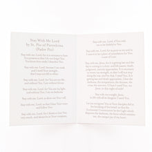 Load image into Gallery viewer, Stay With Me Lord Prayer Card | Beige
