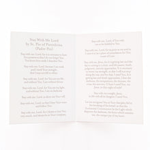 Load image into Gallery viewer, Stay With Me Lord Prayer Card | Beige