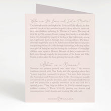 Load image into Gallery viewer, Sts. Louis and Zelie Martin Novena Card | Beige | Loss of Child